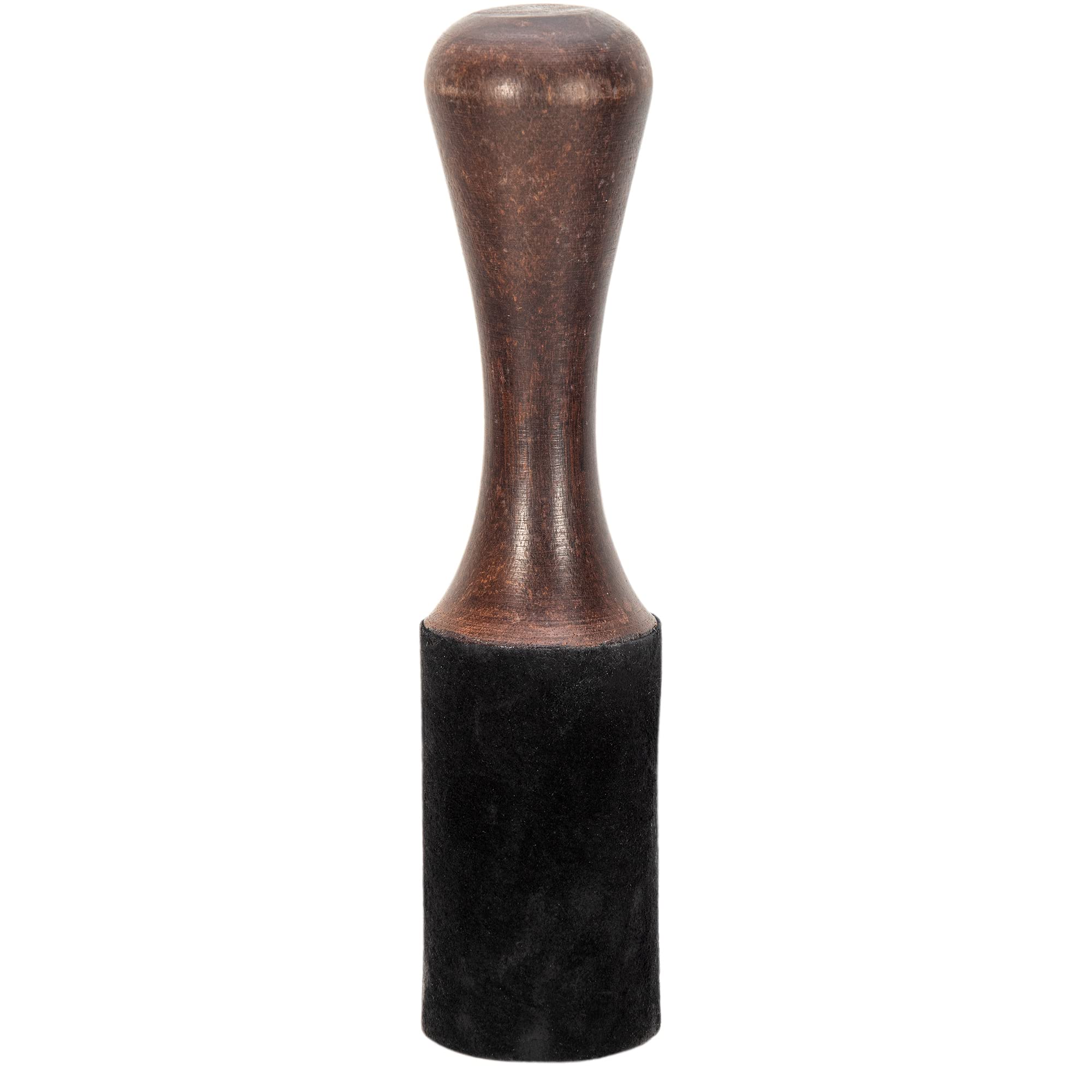 Premium Tibetan Singing Bowl Mallet - Suede & Wooden Striker with Leather Wrap for Meditation, Yoga & Sound Healing | Fat Boy Mallet for Deep Resonance | Perfect for Home Meditation, Spa Relaxation & Chakra Balancing