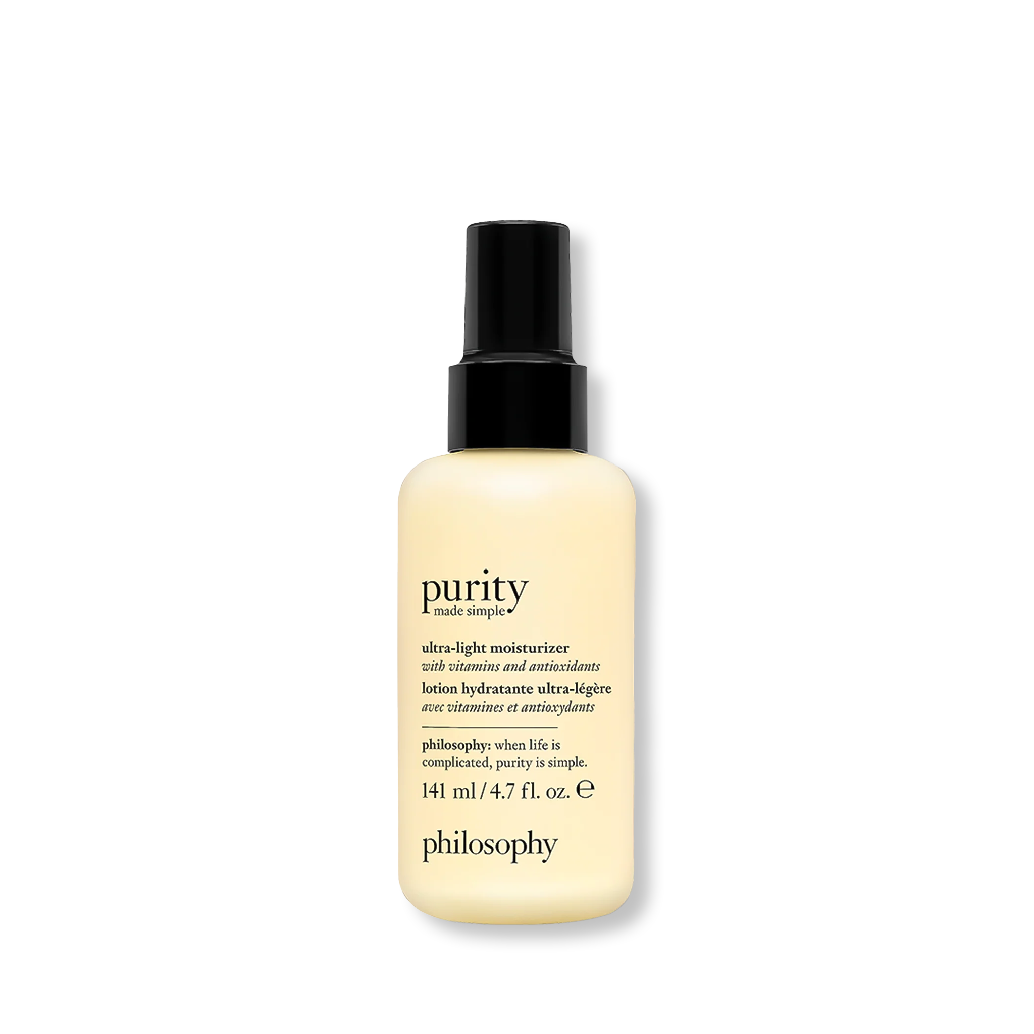 Philosophy Purity Made Simple Ultra Light Moisturizer - Oil-Free Face Cream for Hydration & Smooth Skin | Perfect for Daily Use & Sensitive Skin Care Routine