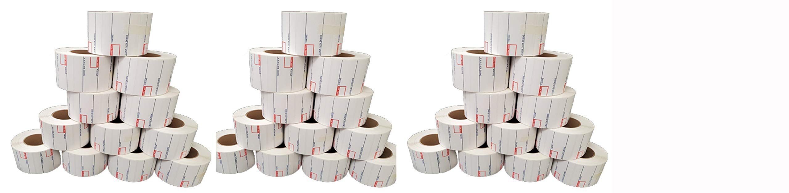 8010 Printing Scale Label - 36 Rolls Per Case (UPC) - Made in USA - Ideal for Retail, Shipping & Inventory Management
