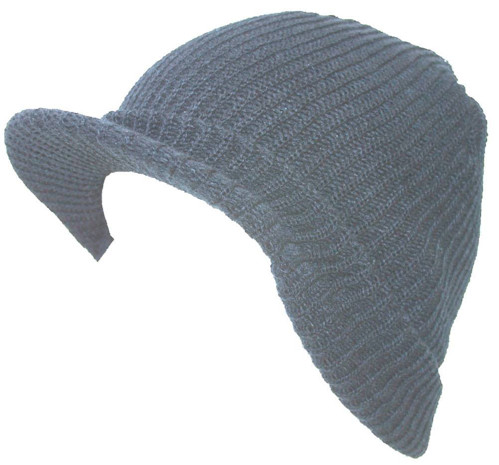 Top Headwear GI Ribbed Waffle Cuff Beanie Visor - Warm Winter Hat for Men & Women - Perfect for Skiing, Snowboarding & Outdoor Activities