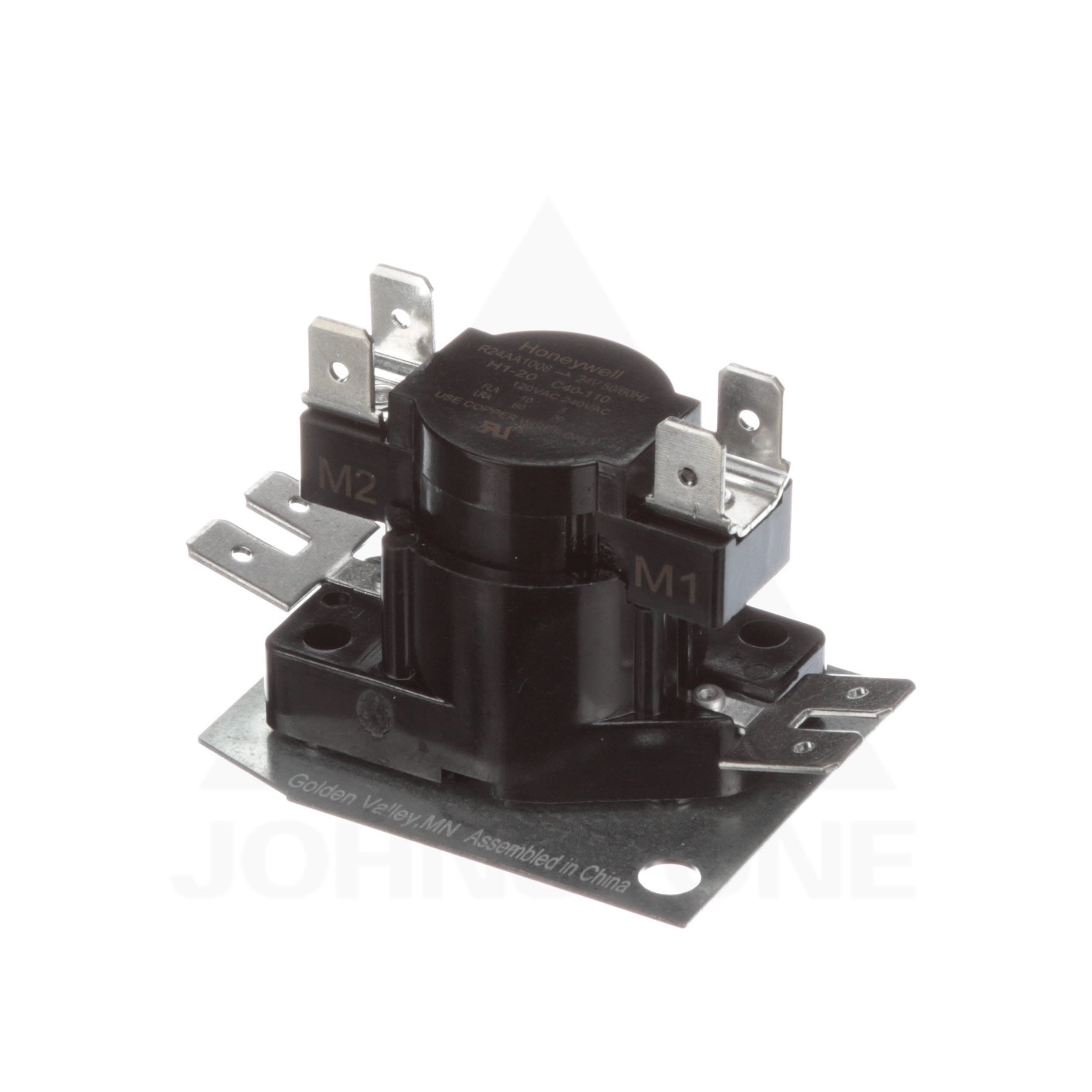 Honeywell R24AA1008 Heat Sequencer with Single Switch - HVAC Replacement Part for Furnace & Heating System Maintenance