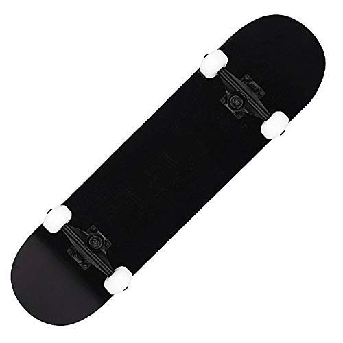 Xlyasky 7-Layer Maple Deck Pro Skateboard - Double Warped Maple Board with 4 Wheels for Beginners & Kids | Perfect for Tricks, Street Skating & Birthday Gifts