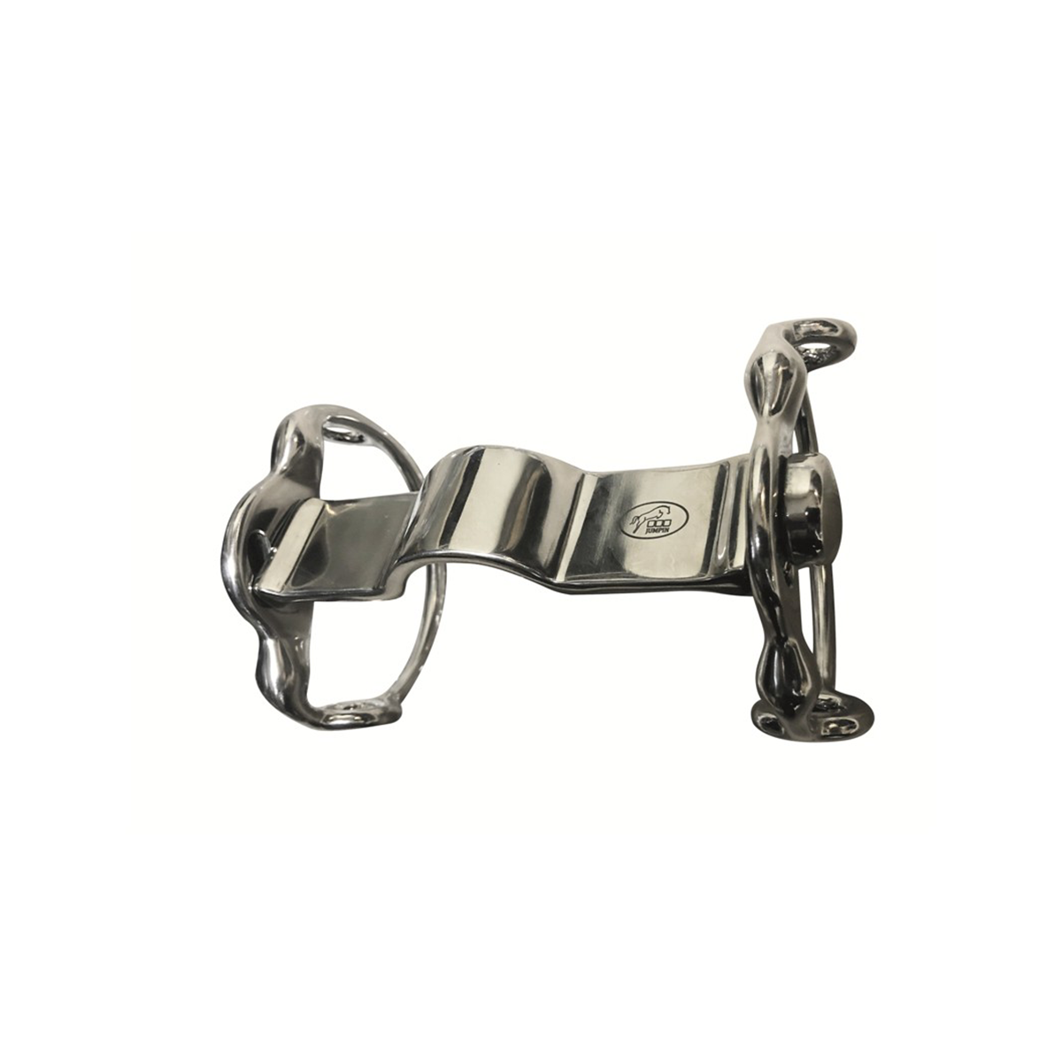 Jump'in Flat Gag Bit - Horse Training Equipment for Western & English Riding - Perfect for Dressage, Trail Riding & Show Jumping