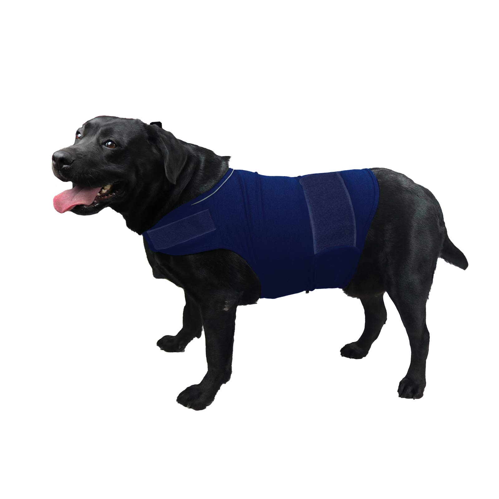 ThunderShirt Anxiety Relief Calming Vest for Dogs - XL Navy Blue - Reduce Stress & Anxiety During Storms, Fireworks & Travel