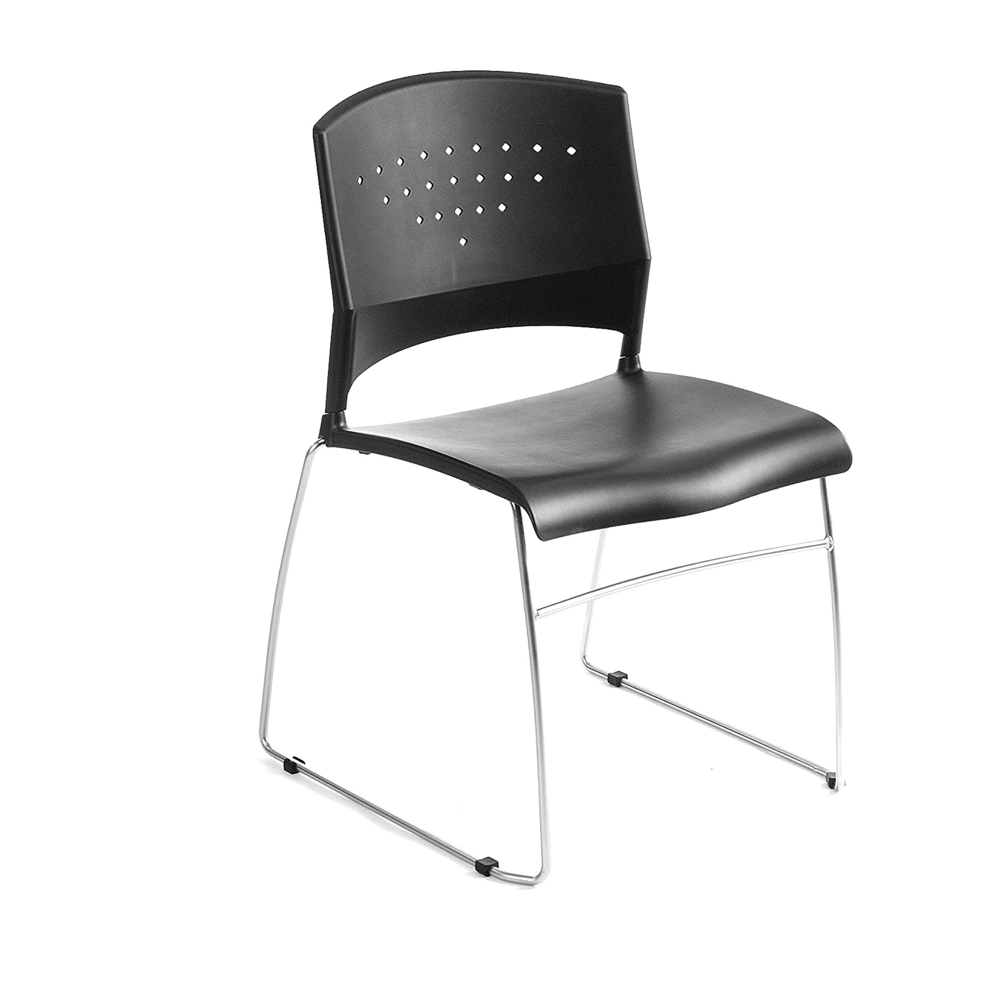 Stackable Student Chair - Lightweight & Durable Plastic Classroom Chairs for Schools, Libraries & Study Rooms - Perfect for Small Spaces & Group Seating