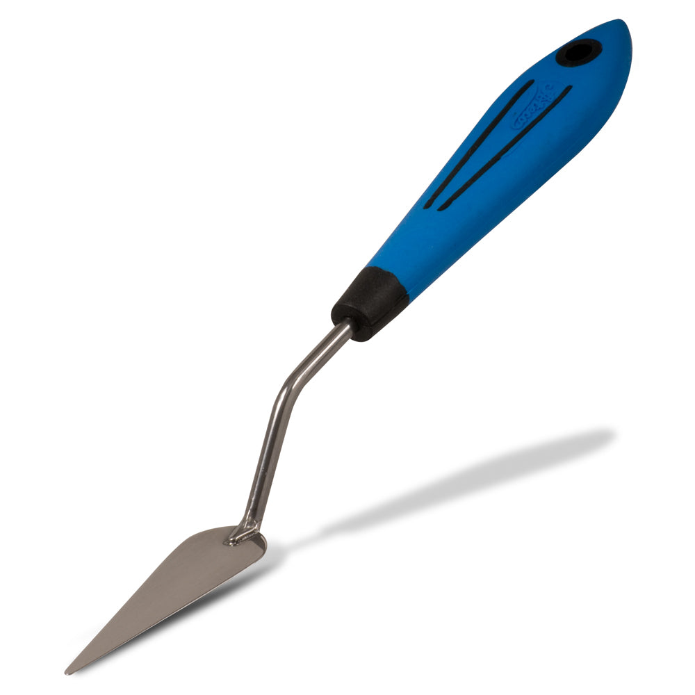 Premium Tear Drop Offset Palette Knife - Non-Slip Ergonomic Handle for Oil Painting, Acrylics & Cake Decorating - Ideal for Artists & Bakers