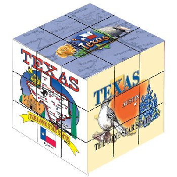 Texas Cube Puzzle - 3D Wooden Brain Teaser for Adults & Kids - Perfect for Gifts, Home Decor, and Stress Relief