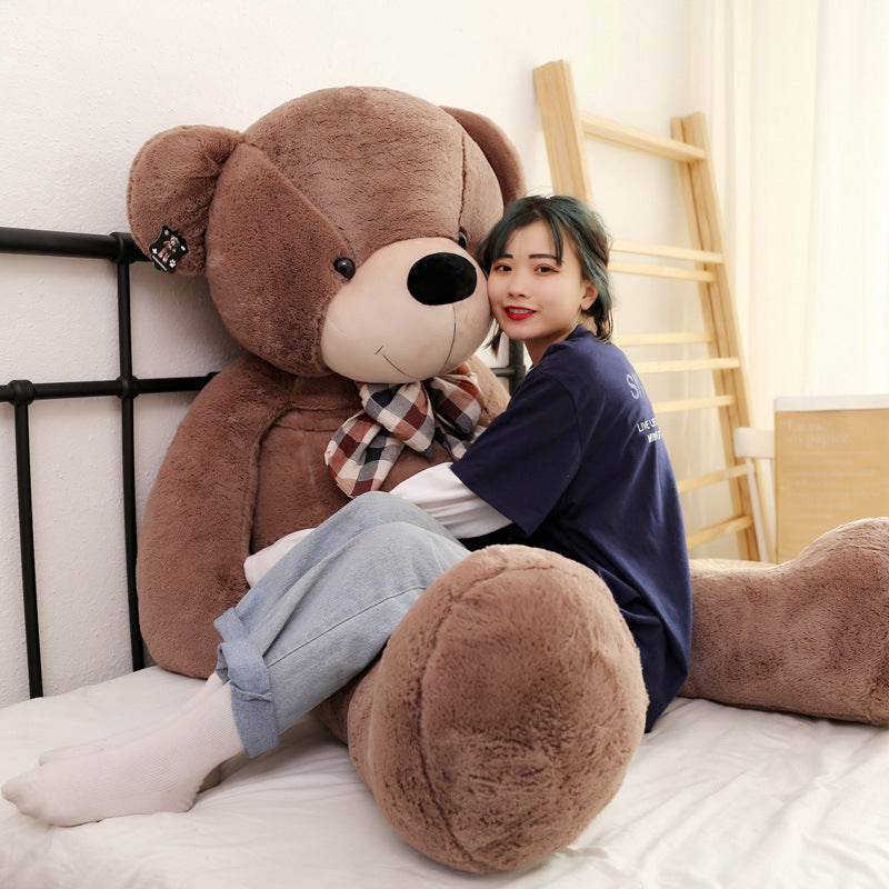 Giant Life Size Bow Tie Teddy Bear - Large Plush Stuffed Animal for Gifts, Decor, and Cuddling | Perfect for Birthdays, Valentine's Day, and Nursery Decorations