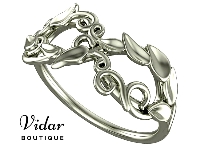 Elegant Infinity White Gold Wedding Band for Women - Timeless Symbol of Eternal Love, Perfect for Engagement, Anniversary & Bridal Jewelry Gifts