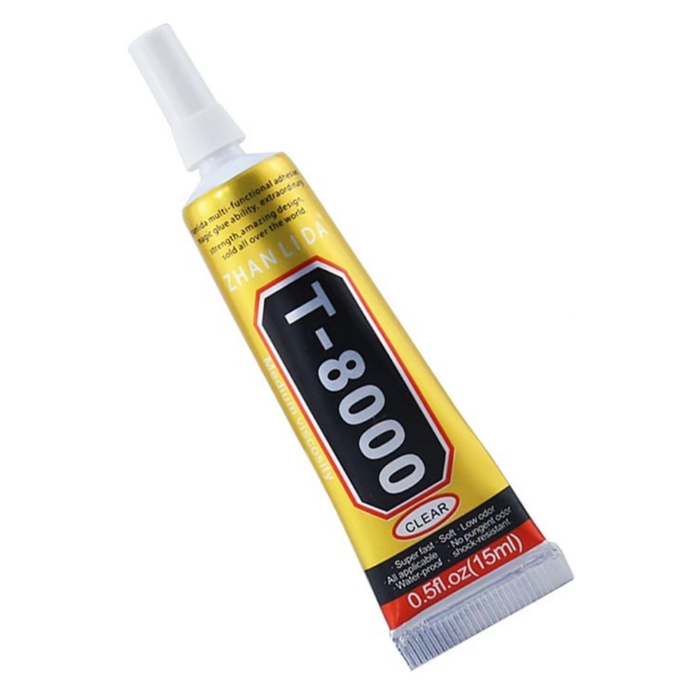 T8000 Multipurpose Liquid Repair Glue - 15ml Super Strong Adhesive for Shoes, Leather, Rubber, Plastic, Metal - Fix Broken Items at Home & Outdoor Use