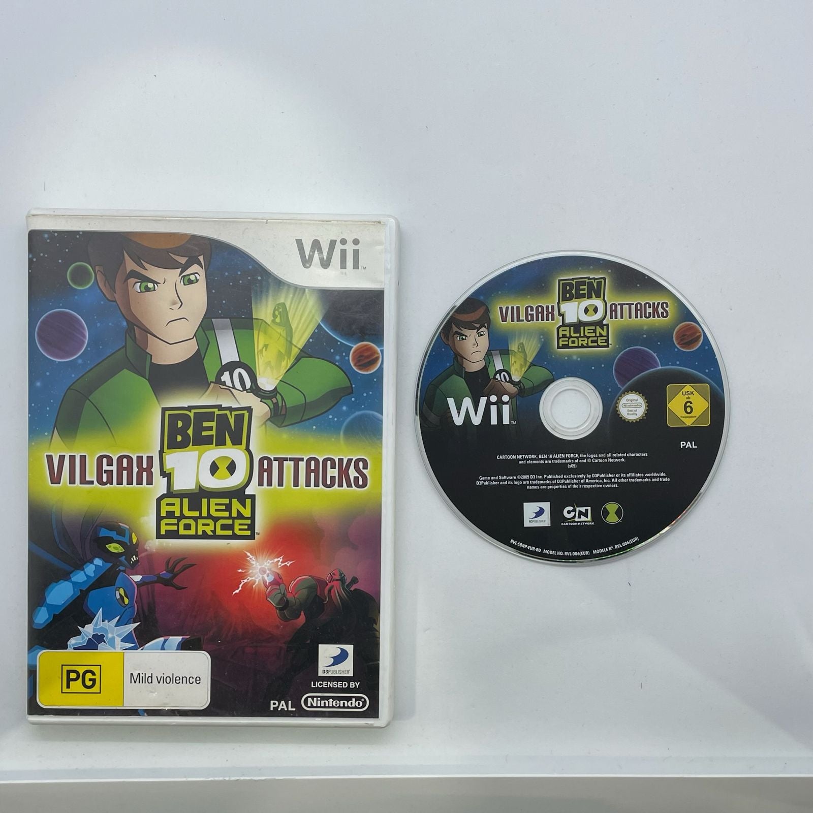 Ben 10 Alien Force Vilgax Attacks - Nintendo Wii Game (PAL Version) | Action-Packed Adventure Game for Kids & Teens | Perfect for Family Game Night & Superhero Fans
