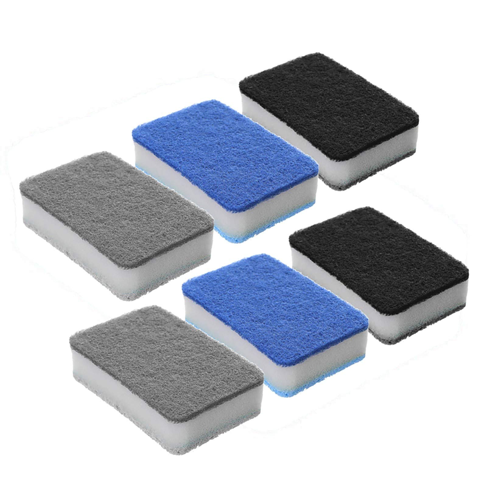 Magic Cleaning Sponge - 2PC Tricolor Dish Wipes for Kitchen & Home Cleaning