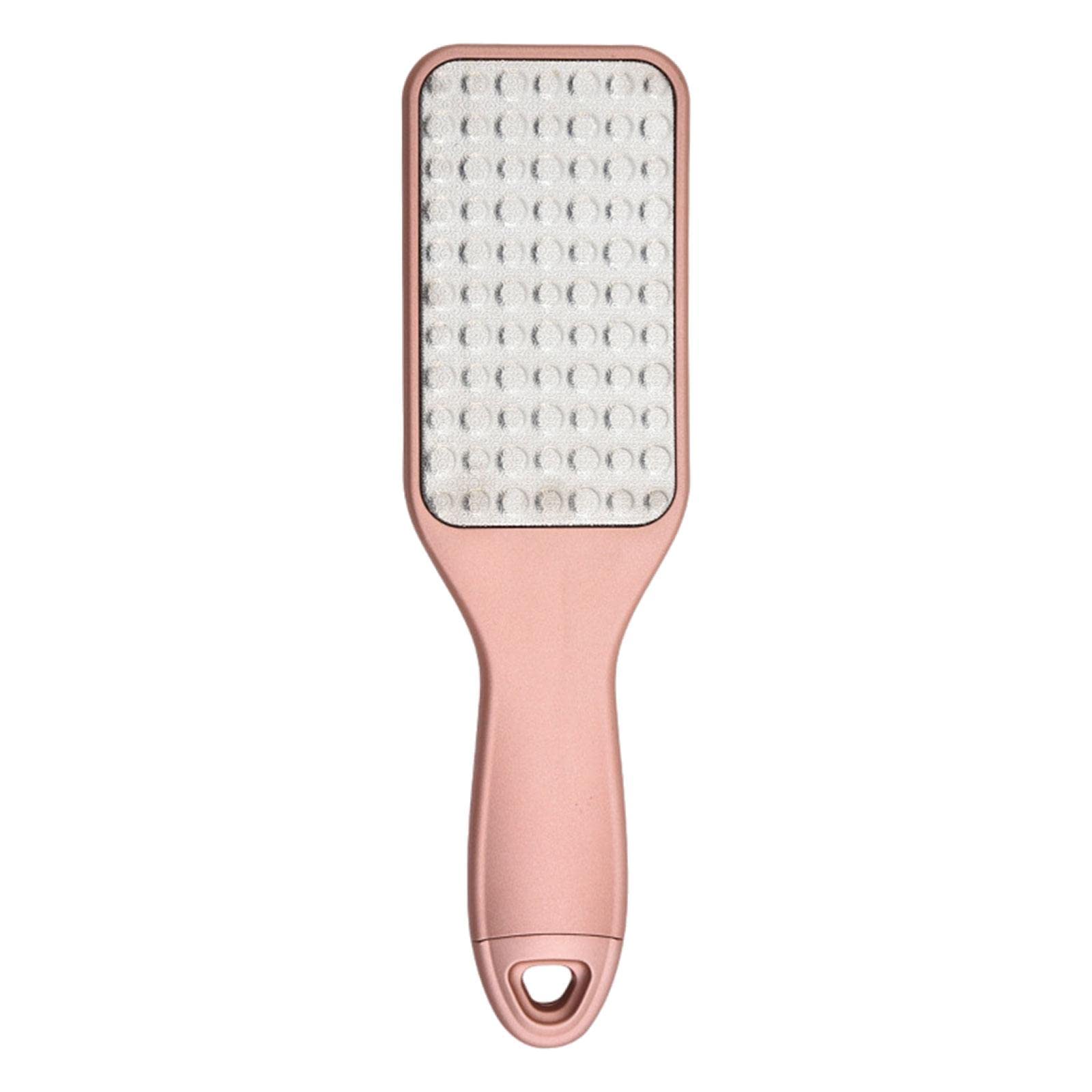 Milageto Double Sided Foot File Callus Remover - Metal Pedicure Tool for Dead Skin Removal on Wet & Dry Feet (Rose Gold) - Perfect for Home Pedicures, Spa Days & Soft Feet Care