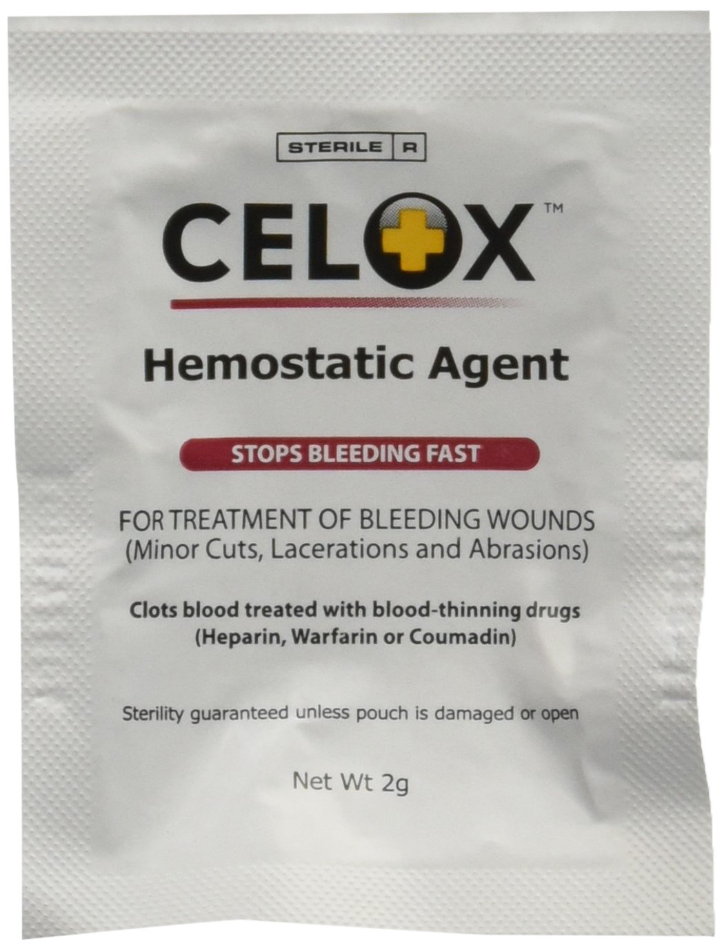 CELOX Traumatic Wound First Aid Packets - 6 Count | Fast-Acting Hemostatic Gauze for Emergency Bleeding Control | Perfect for Hiking, Camping & First Aid Kits