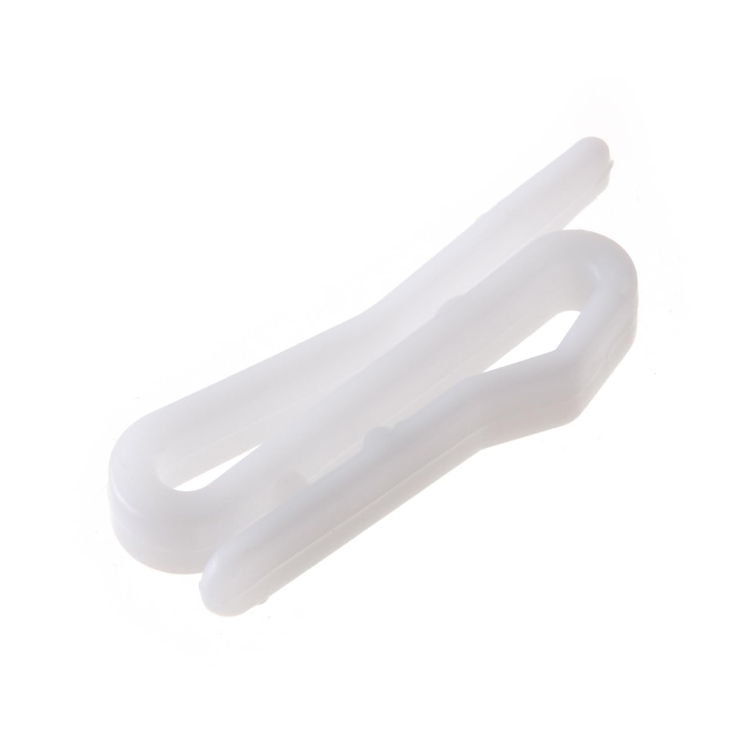 Aicosineg 30Pcs Plastic Curtain Hooks - 1.34 Inch Pin-On Drapery Hooks for Pleated Curtains, White (Perfect for Home, Door, Window & Shower Curtains)
