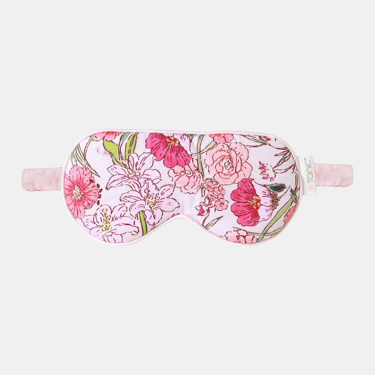 Fleur Rose Sleep Eye Mask for Women & Men - Soft Comfortable Blindfold for Travel, Meditation & Relaxation - Blackout Sleep Mask for Better Rest