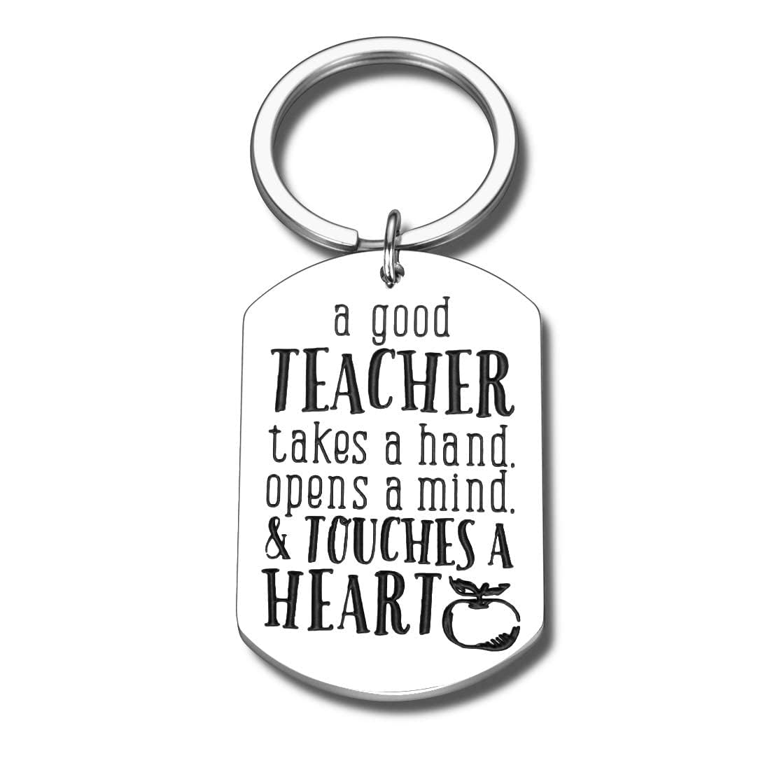 **Personalized Teacher Appreciation Gifts - Engraved Keychain for Women & Men - Perfect for Graduation, Birthday, Retirement, Back to School, Thanksgiving, Wedding - Great Thank You Gift for Teachers, Principals, Her & Him**    *(Ideal for Teacher Appreciation Week, End-of-Year Gifts, or Special Occasions!)*