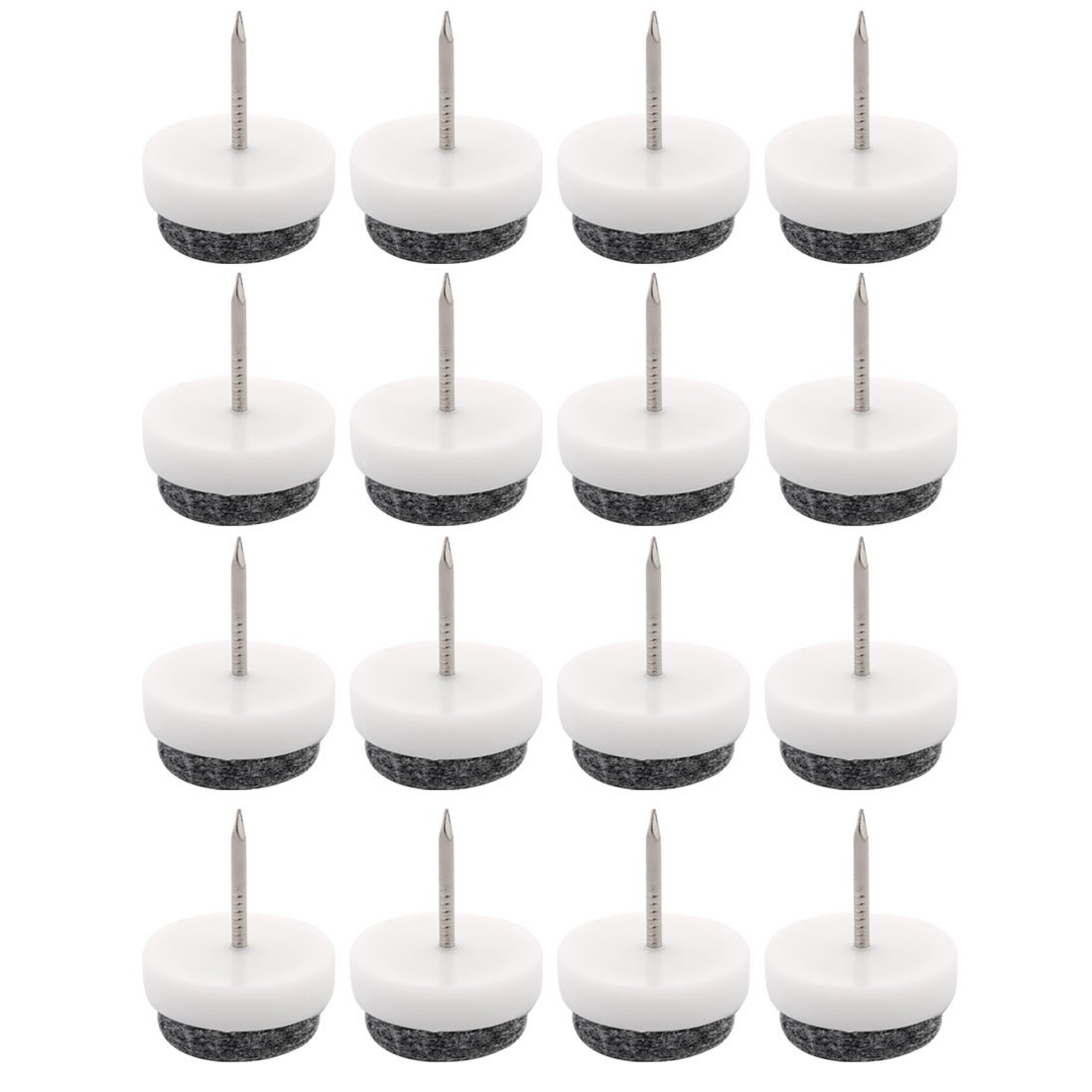 uxcell 20mm Felt Furniture Pads for Chairs & Tables - 12 Pack Non-Slip Floor Protectors for Hardwood & Tile Floors | Prevent Scratches & Noise