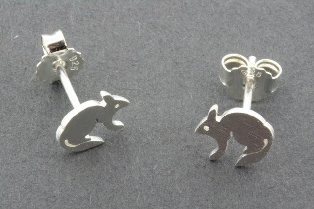 Bilby Stud Earrings Sterling Silver 925 - Hypoallergenic & Tarnish Resistant for Sensitive Ears | Perfect for Everyday Wear, Gifts & Special Occasions