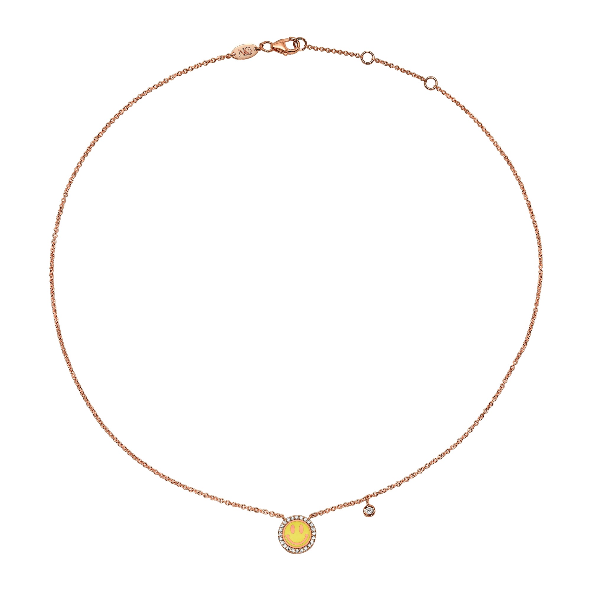 Happy Face Necklace - Gold Smiley Pendant Jewelry for Women, Trendy Gift for Her - Perfect for Everyday Wear, Parties & Special Occasions