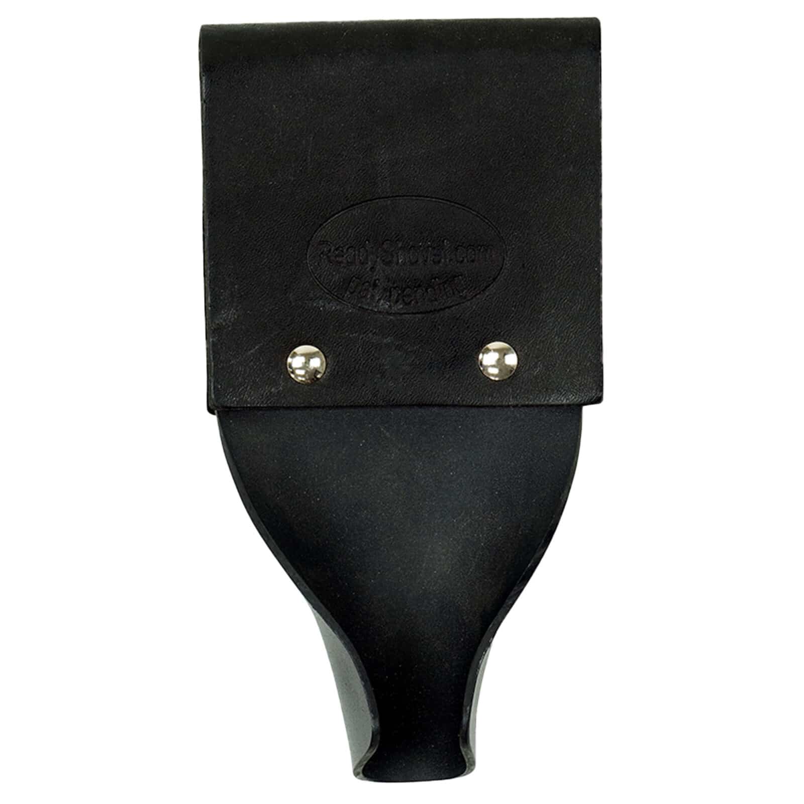 ReadyShovel Leather Belt Holster for Ball Handle Tools - Durable & Adjustable Tool Holder for Gardening, Construction & DIY Projects