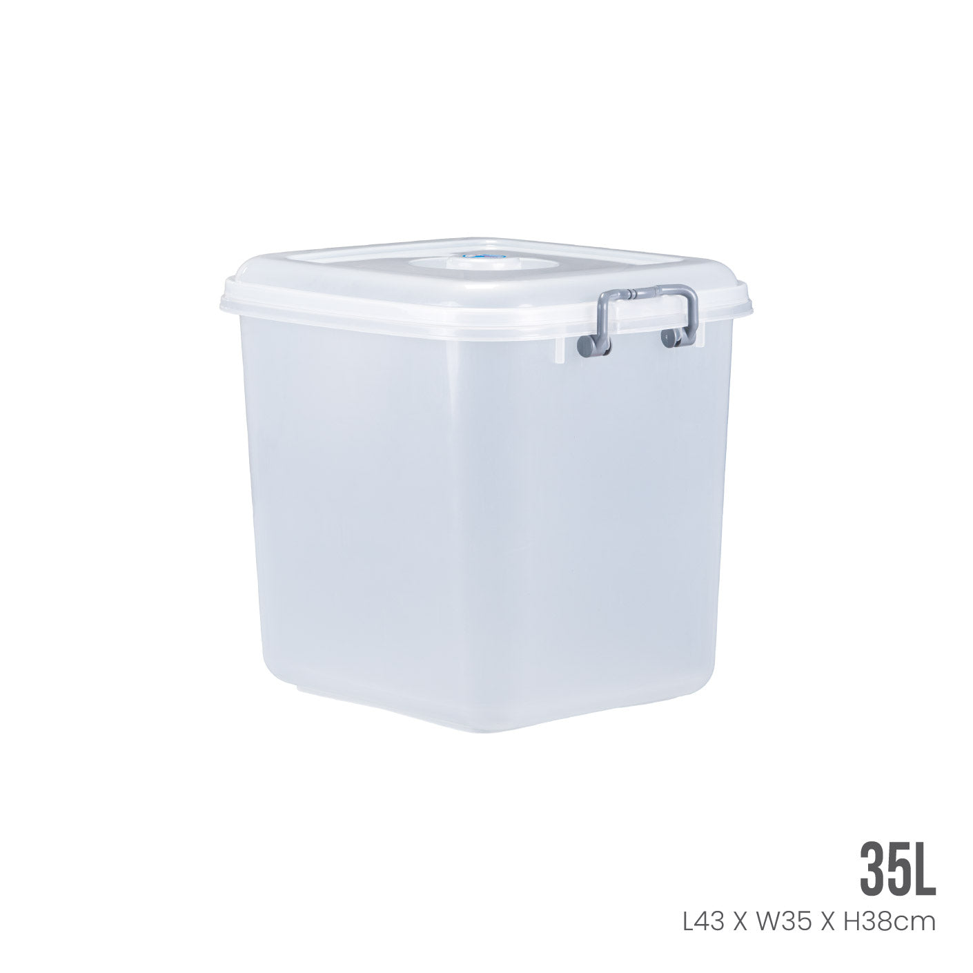 Airtight Rice Storage Container (Large 5L) - BPA-Free Plastic Food Storage Bin for Kitchen Pantry Organization - Perfect for Storing Rice, Grains, Flour & Dry Food