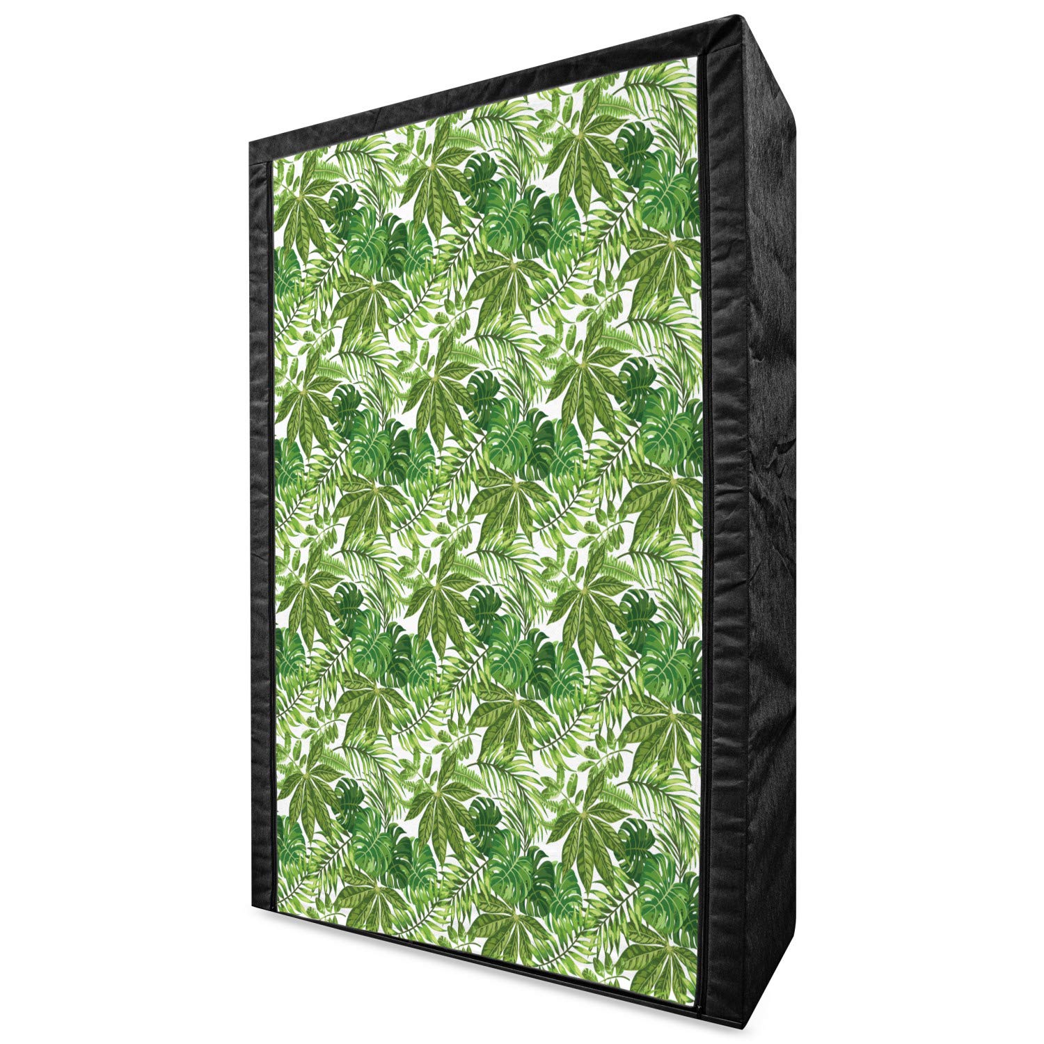 Ambesonne Portable Fabric Wardrobe with Palm Leaf Design - 42.5