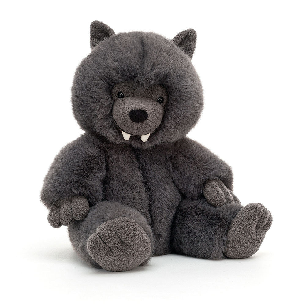 Wilf Wolf Plush Toy - Soft & Cuddly Stuffed Animal for Kids, Perfect for Bedtime, Gifts & Nursery Decor | Adorable Wolf Plushie for Cuddling, Playtime & Collectibles