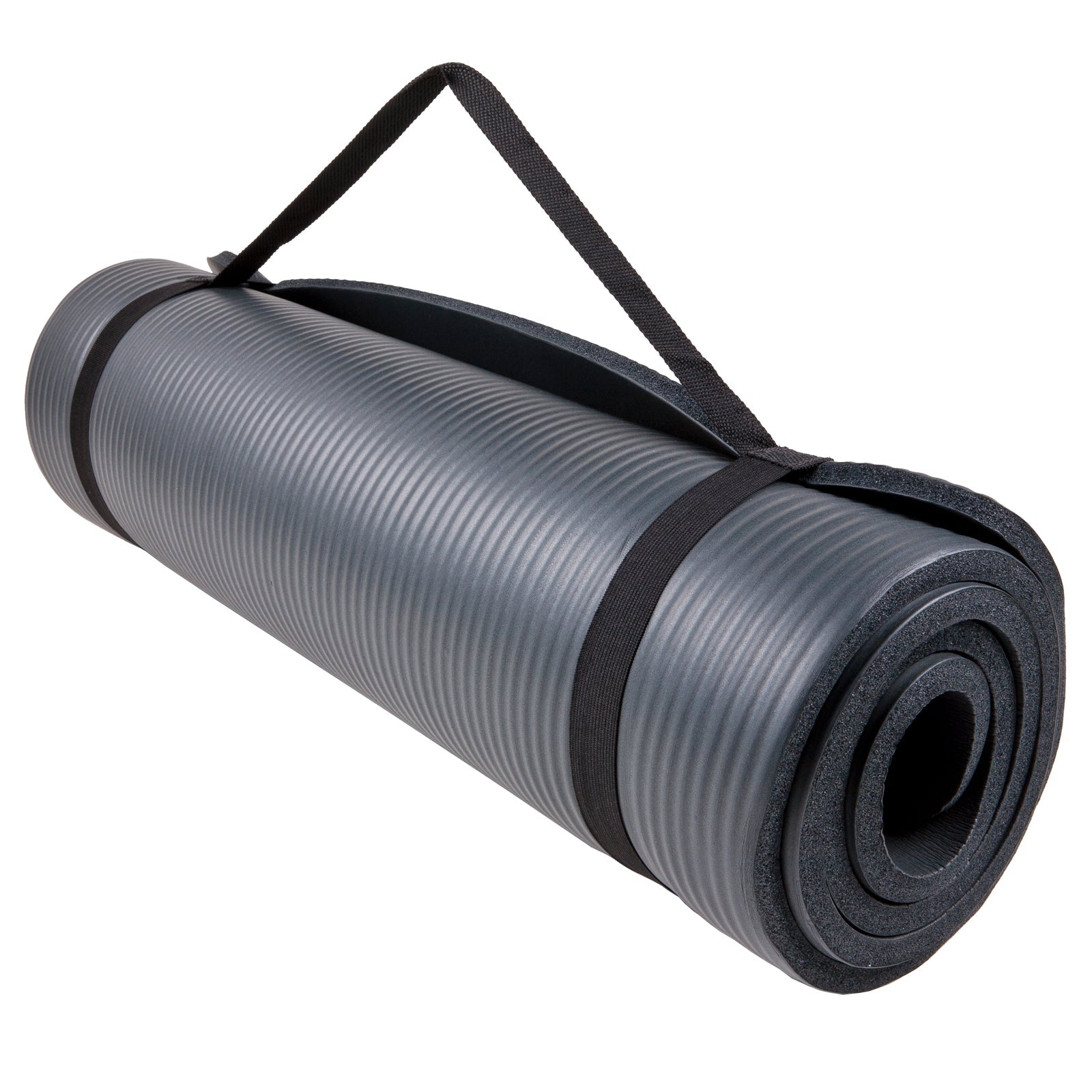 Premium Non-Slip Yoga Mat for Home & Gym Workouts - Extra Thick Exercise Mat for Pilates, Stretching & Fitness Training - Eco-Friendly TPE Material with Carrying Strap