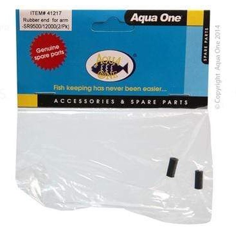 Aqua One Rubber End Cylindrical 2pk - Precision 9500 12000 Infinity AP750 (Model 41217) for Aquarium Water Pumps & Filtration Systems | Perfect for Fish Tank Maintenance & Water Circulation