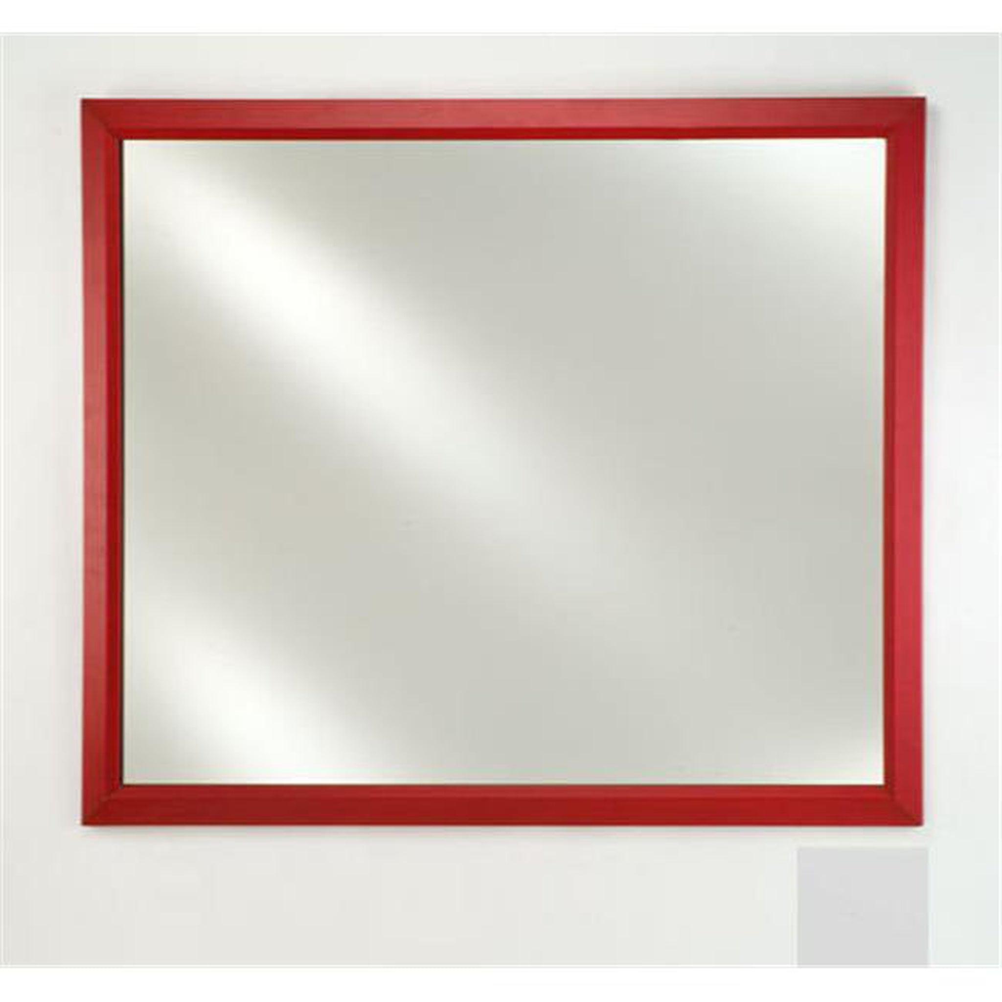 Afina Signature 16x22 Arlington White Framed Mirror with Plain Edge - Elegant Wall Mirror for Bathroom, Bedroom & Living Room Decor