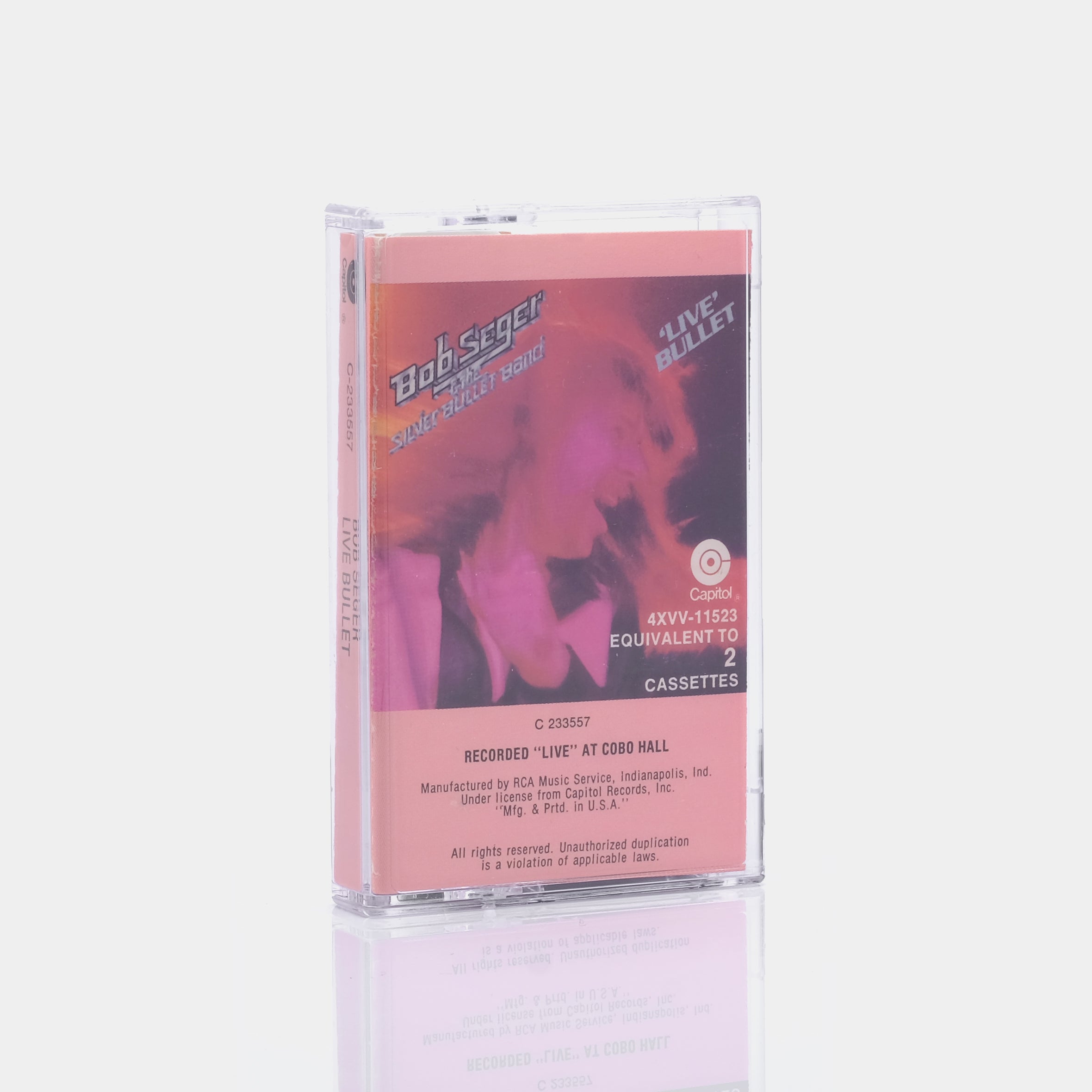 Bob Seger & The Silver Bullet Band - Live Bullet (Cassette Tape) | Classic Rock Music Album | Perfect for Road Trips & Vintage Music Collectors