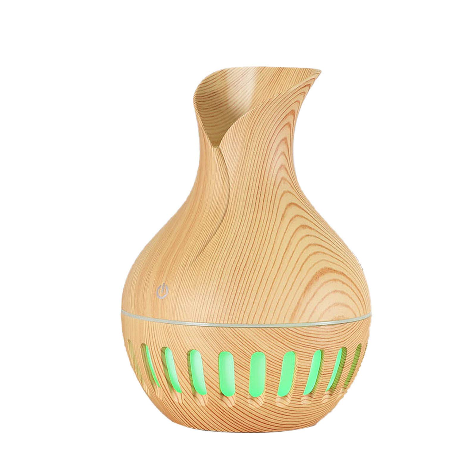Weiliru 300ml Essential Oil Diffuser with 6 Premium Oils, Ultrasonic Aromatherapy Humidifier with 7 LED Color Lights & Auto Shut-Off - Perfect for Home, Office, Yoga & Spa Relaxation