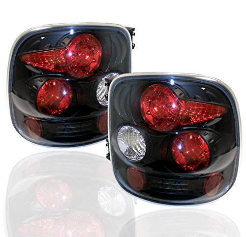 Black Altezza Tail Lights for Chevy Silverado & GMC Sierra Stepside - Upgrade Your Truck's Style & Visibility (Perfect for Night Driving & Custom Truck Builds)