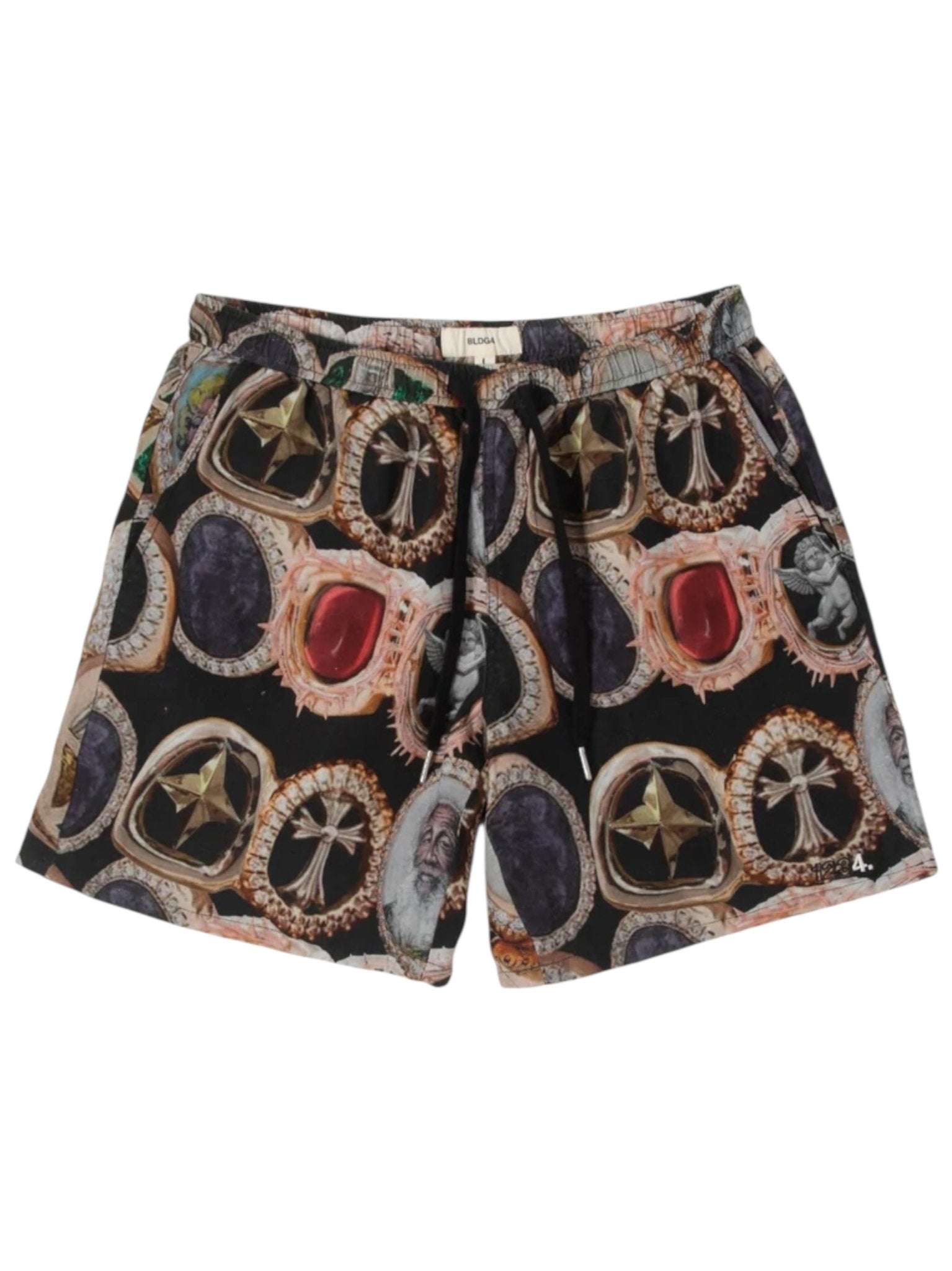 BLDG4 Smile Short Black - Stylish and Comfortable Women's Shorts for Casual Wear, Gym, and Outdoor Activities