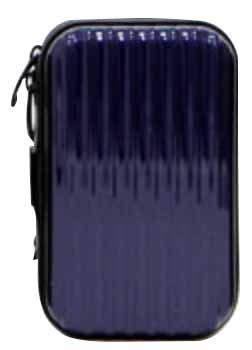 Premium Travel Crossbody Bag for Men & Women - Durable Hardcase Weekender Carry On Bag with Travel Size Toiletries Organizer (Navy) - Perfect for Airplane, Business Trips & Weekend Getaways