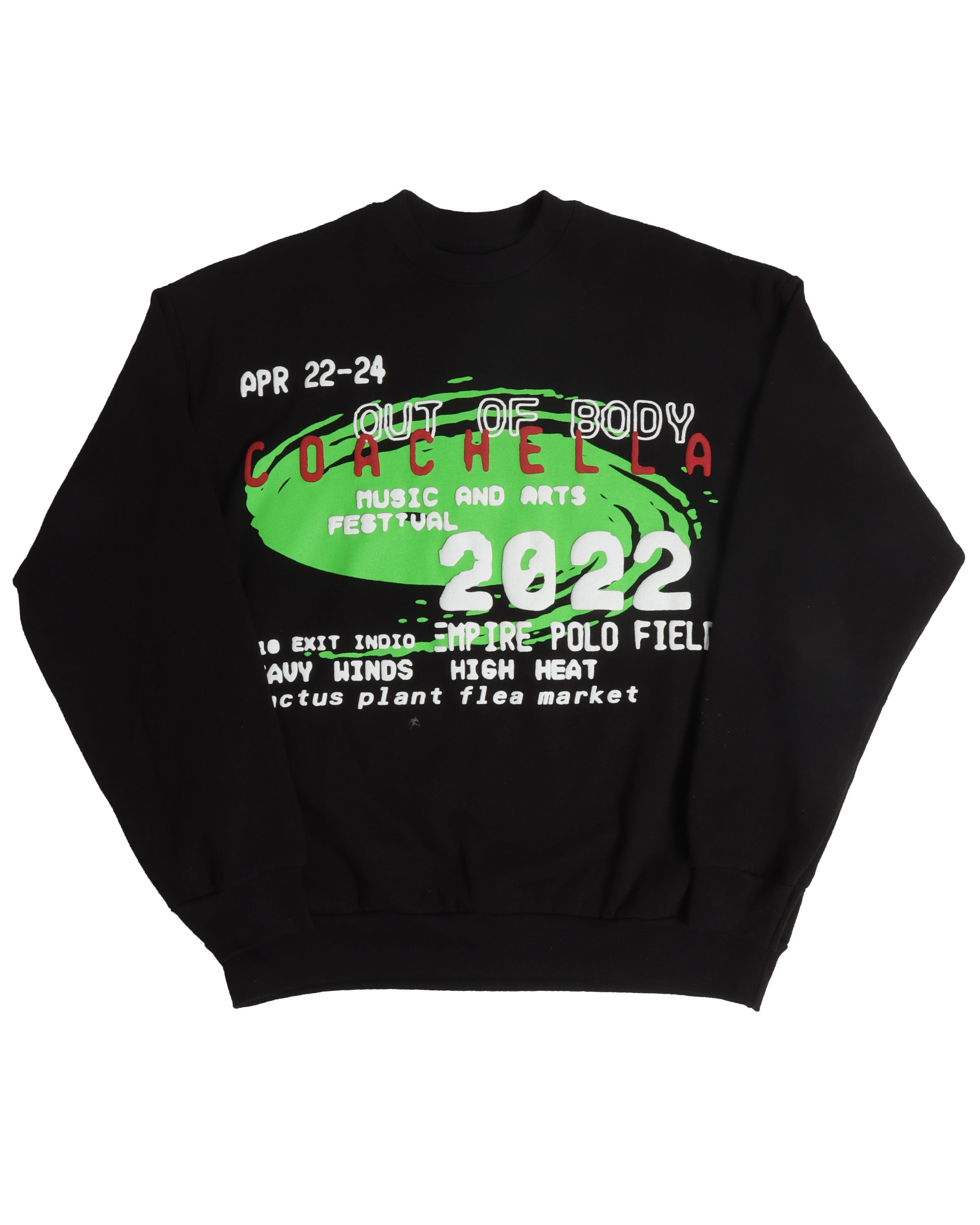 2022 Coachella Festival Crewneck Sweatshirt - Trendy Unisex Pullover for Music Lovers & Festival Goers - Perfect for Concerts, Outdoor Events & Casual Streetwear