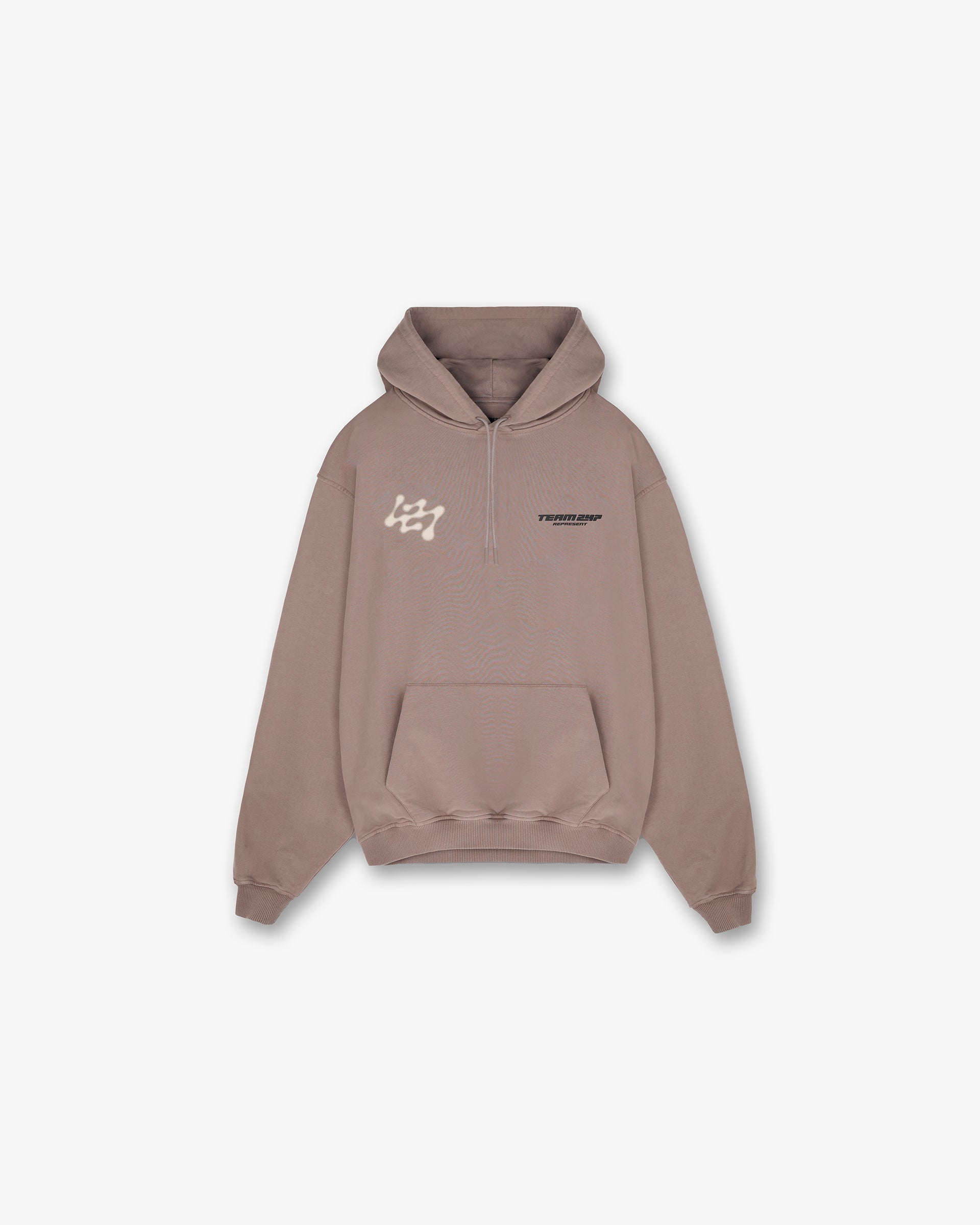 247 Future Terrains Oversized Hoodie - Cozy Umber Pullover for Men & Women | Perfect for Streetwear, Loungewear & Outdoor Adventures
