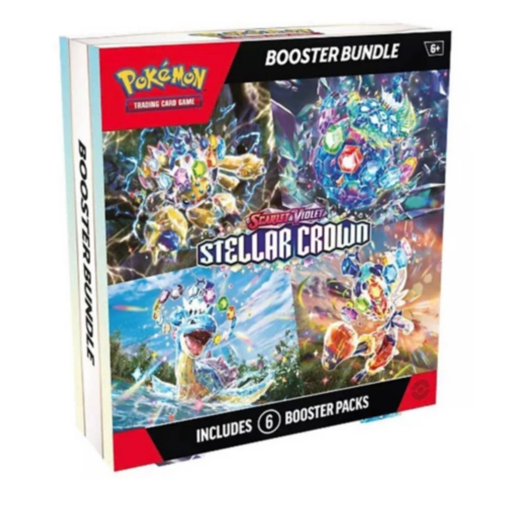 Pokemon Scarlet & Violet Stellar Crown Booster Bundle Pack - 10 Booster Packs & 1 Promo Card | Collectible Trading Cards for Game Enthusiasts | Perfect for Battles, Trading & Display