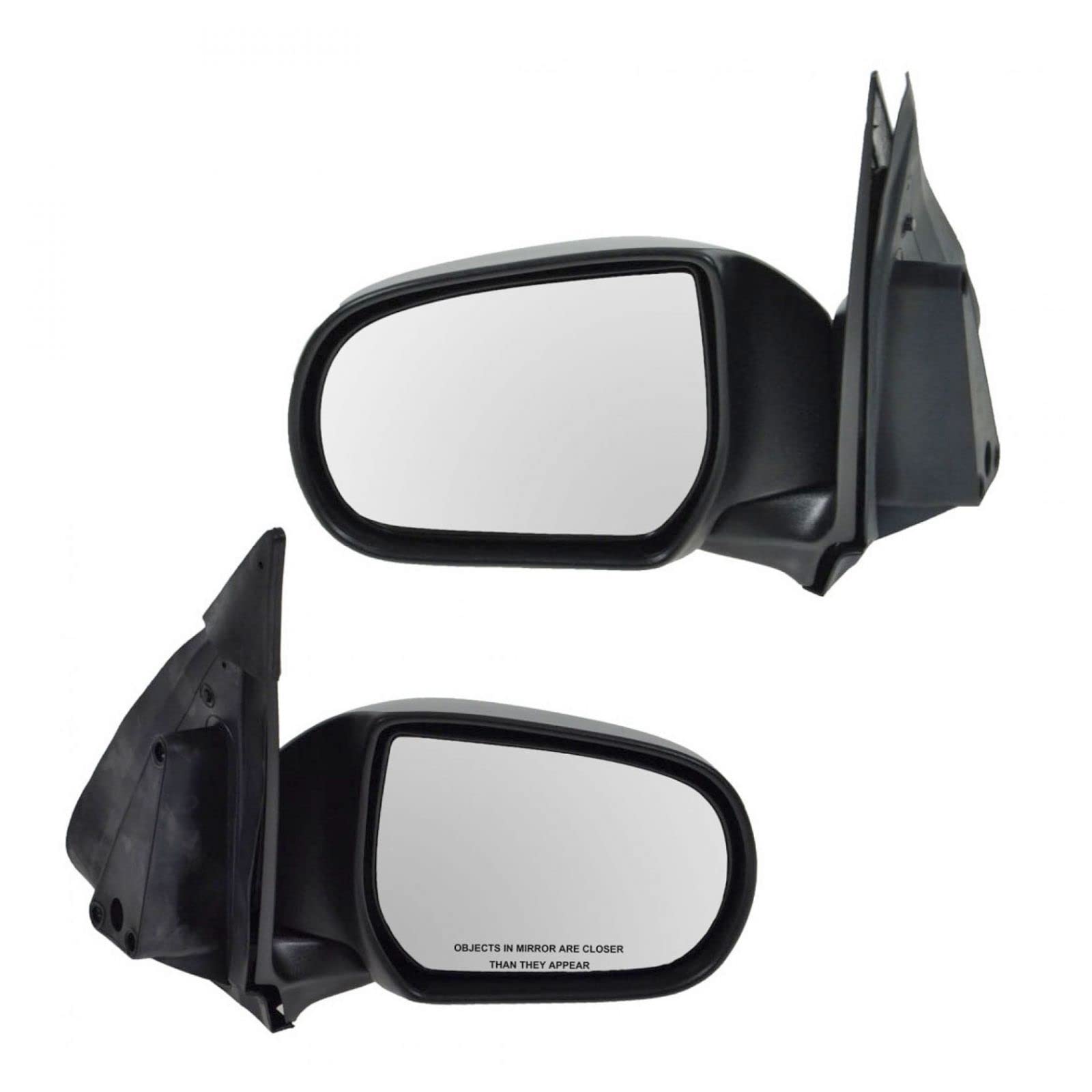Ford Escape Mariner Manual Side View Mirrors - Left & Right Pair Replacement Set for Improved Visibility & Safety - Perfect for City Driving, Parking & Highway Use