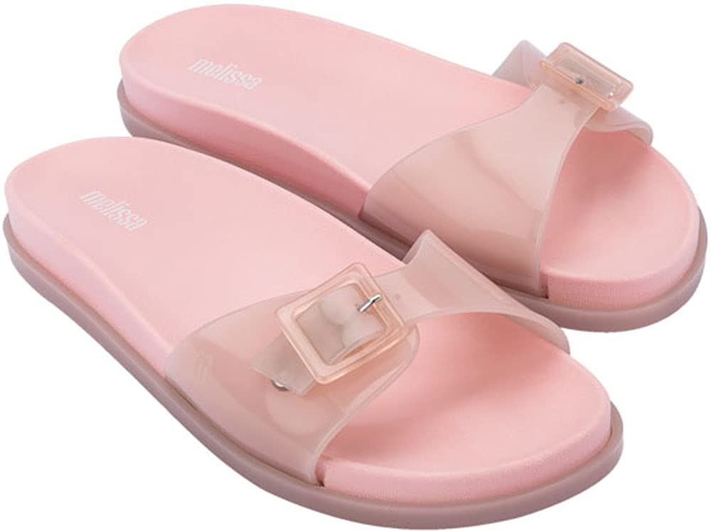 Melissa Women's Comfortable Wide Width Slides - Soft Cushioned Sandals for Wide Feet | Perfect for Beach, Pool, and Casual Summer Wear