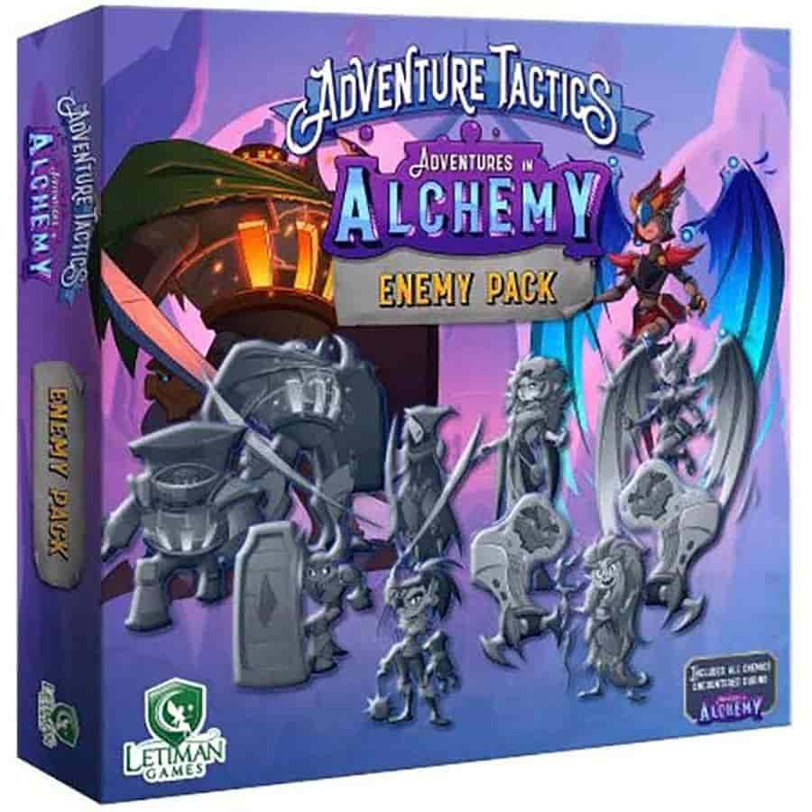 Adventure Tactics Board Game - Adventures in Alchemy: Enemy Pack Expansion | Strategy RPG Game for Adults & Teens | Perfect for Game Nights & Fantasy Roleplaying
