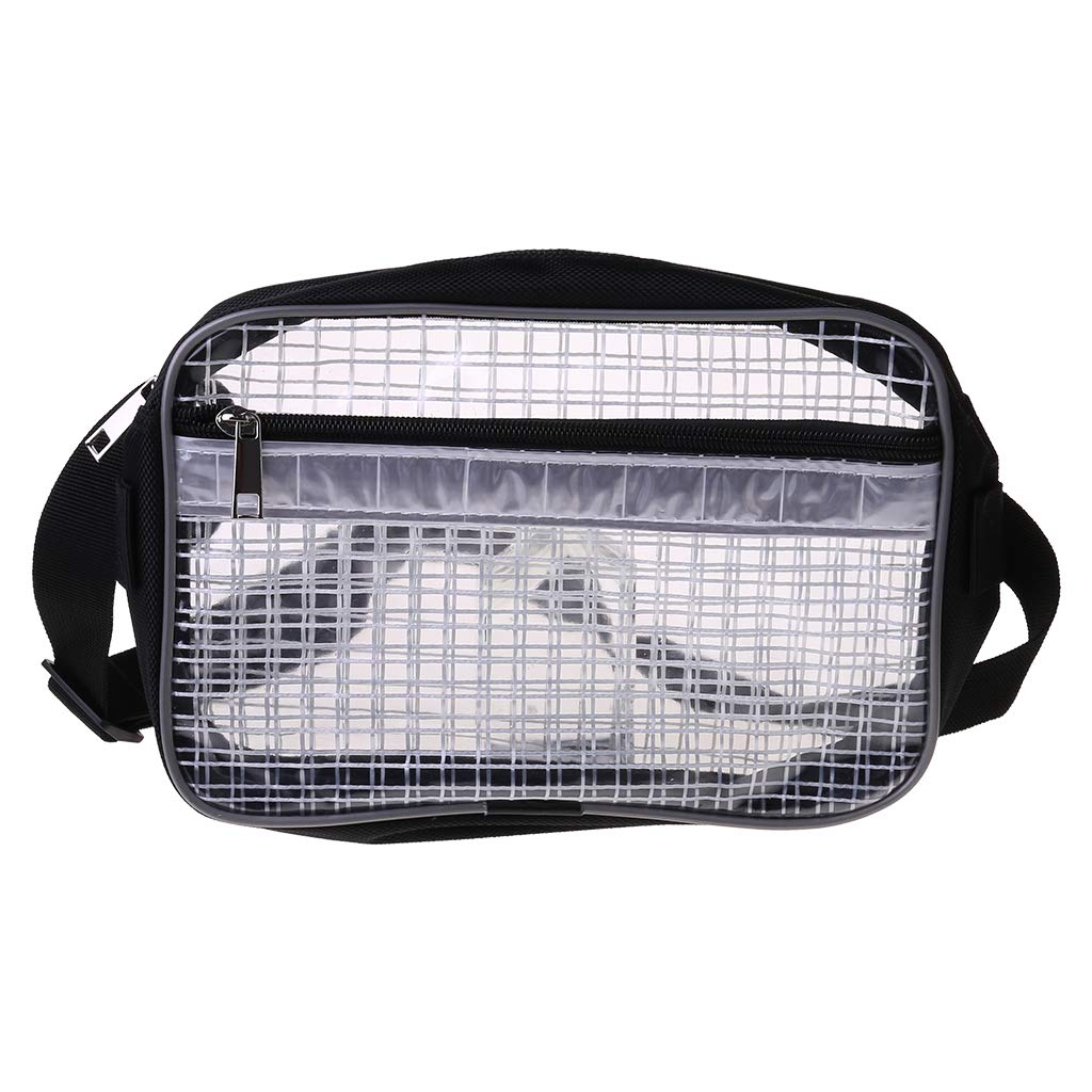 9.84 Inch Anti-Static Clear PVC Tool Bag for Engineers - 25x16x6cm Cleanroom Waist Pack Fanny Pack with Full Cover - Perfect for Electronics Repair, Lab Work & Industrial Maintenance
