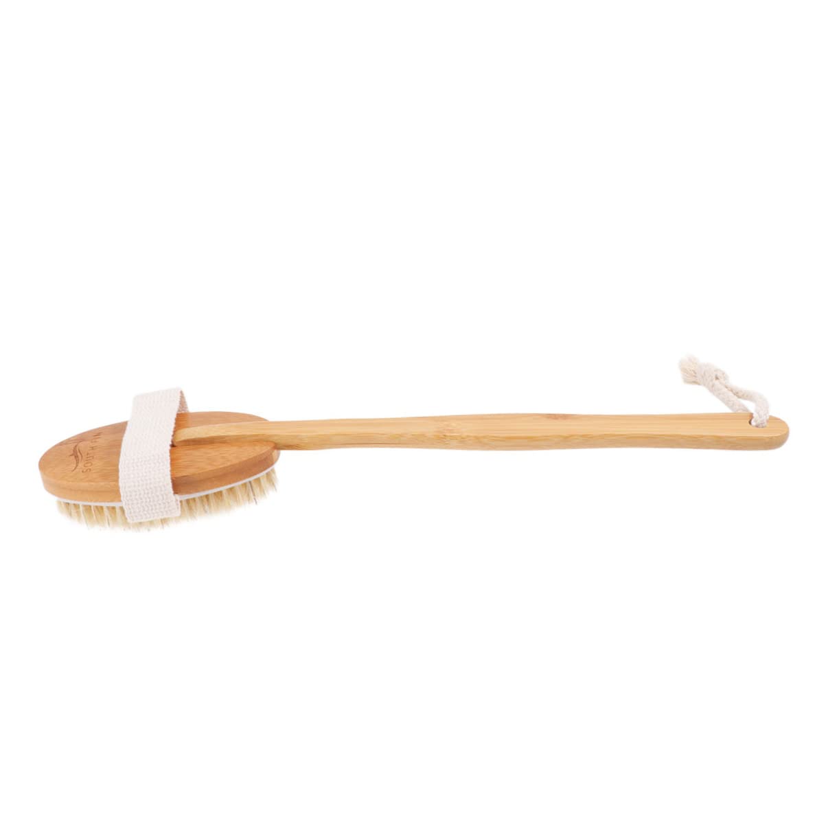 DOITOOL Exfoliating Body Brush - Natural Bamboo Wood Bath Brush with Bristles for Shower & Massage - Perfect for Exfoliation, Cleansing & Relaxation at Home or Spa
