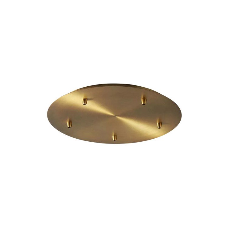 19-Light Pendant Canopy in Aged Brass Finish - Perfect for Dining Room, Kitchen Island, and Entryway Lighting