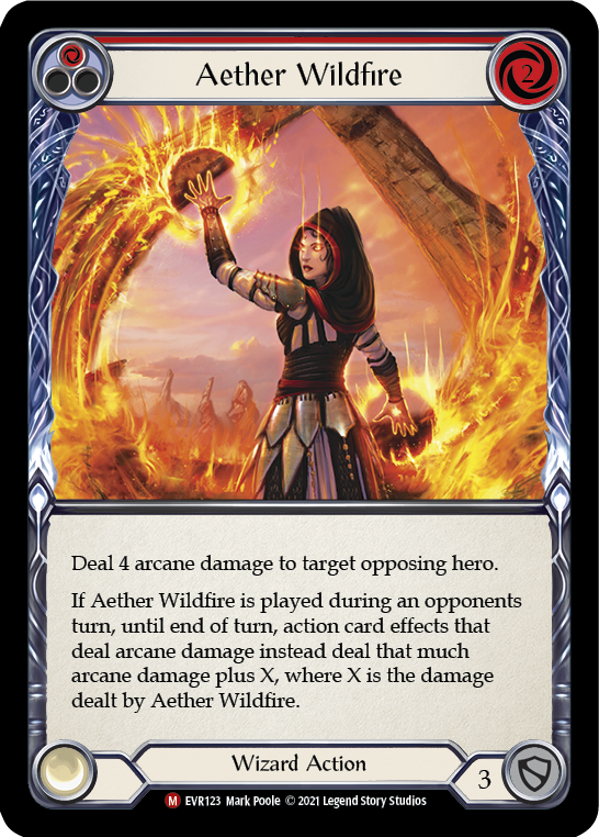 Aether Wildfire [EVR123] 1st Edition Trading Card - Everfest MTG Collectible for Gameplay & Deck Building | Perfect for Magic: The Gathering Enthusiasts