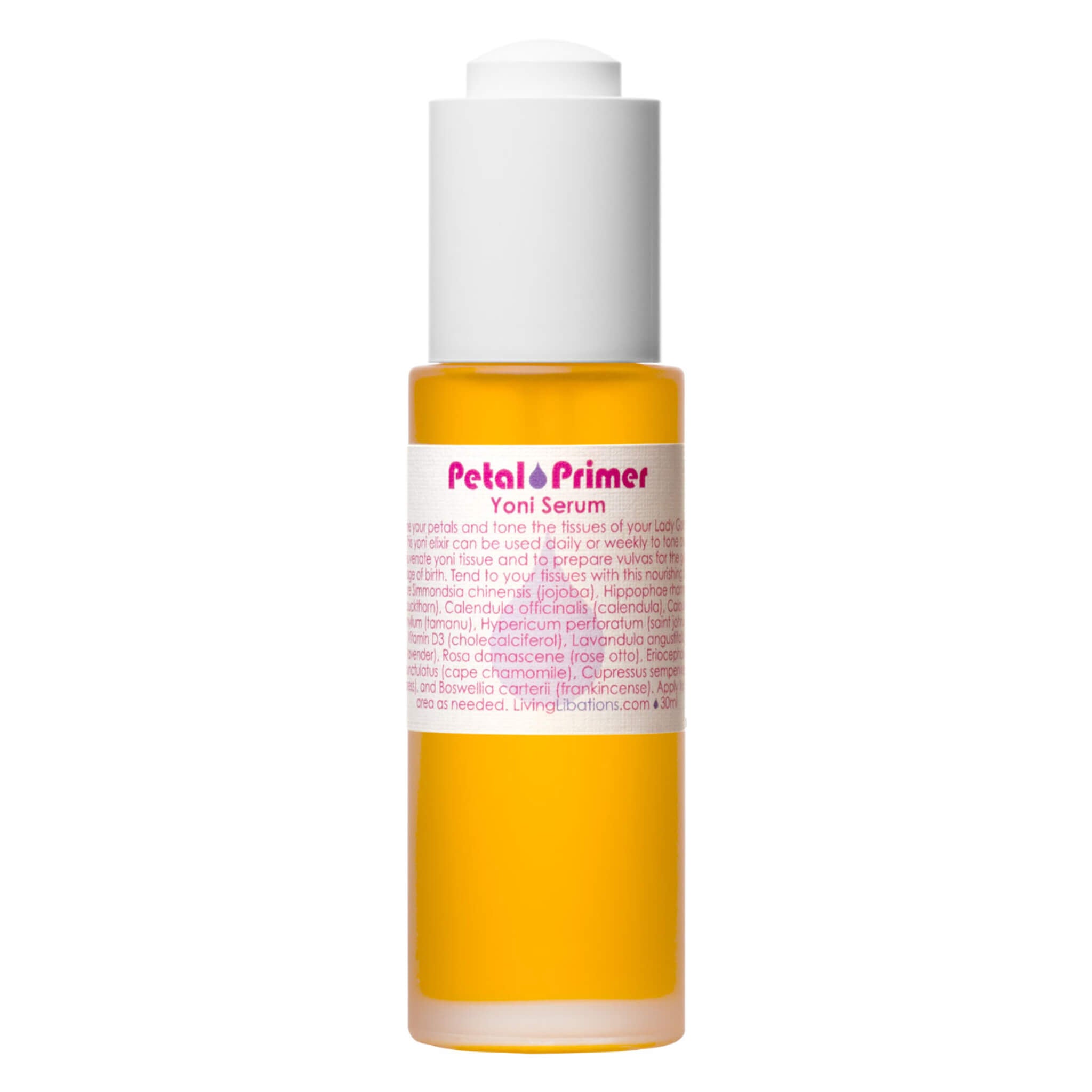 Organic Petal Primer Yoni Serum for Intimate Care - Hydrating & Balancing Feminine Wash - Perfect for Daily Use & Sensitive Skin