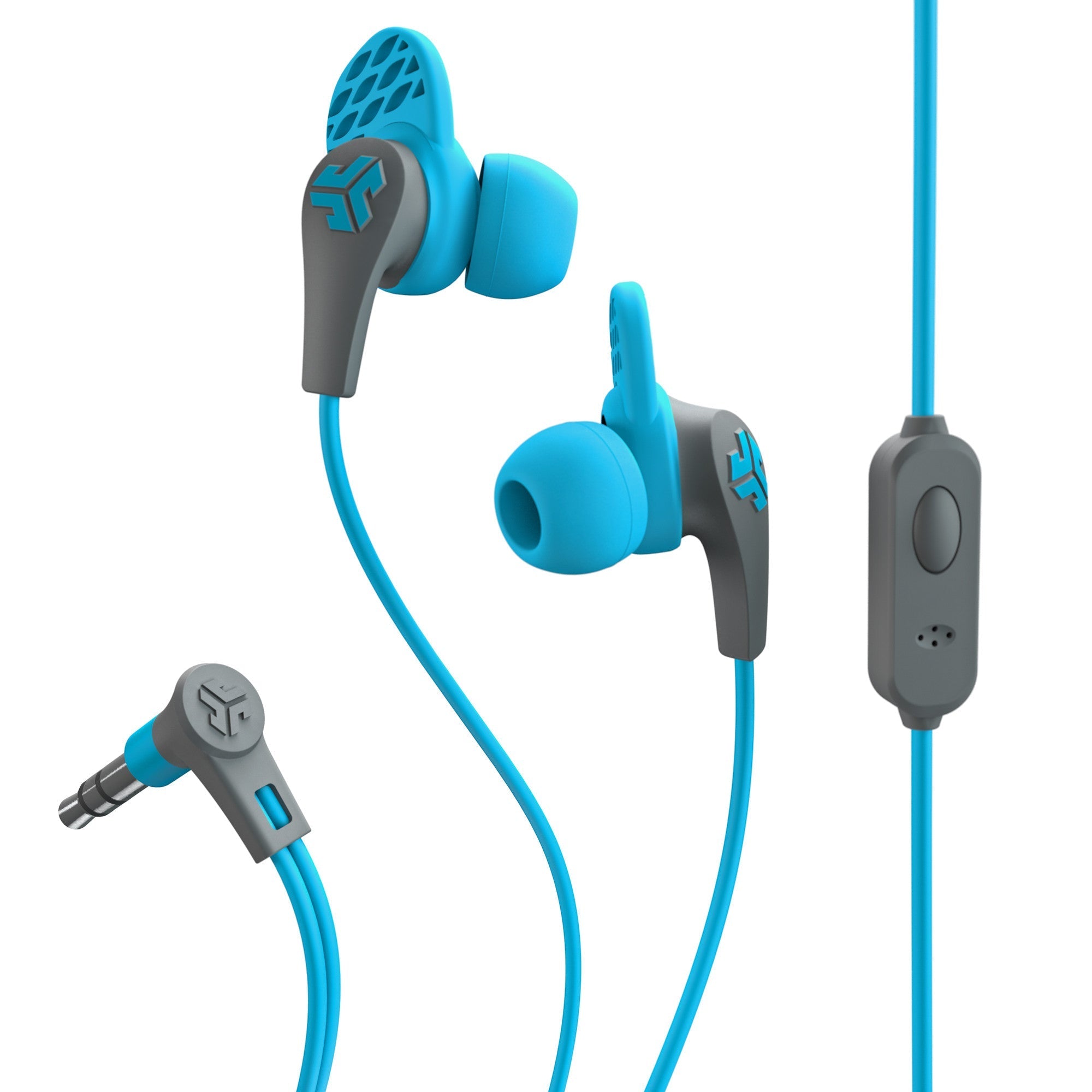 JBuds Pro Signature Wireless Earbuds with Noise Cancellation - Bluetooth 5.0, 24H Playtime, IPX5 Waterproof, HD Sound - Perfect for Workouts, Commuting & Travel (Blue)