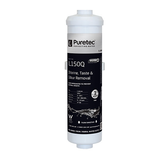 Puretec X4 Inline Undersink Water Filtration System with High Loop LED Faucet - 1.9 LPM Flow Rate | Under Sink Water Filter for Clean Drinking Water | Perfect for Kitchen, RV & Office Use