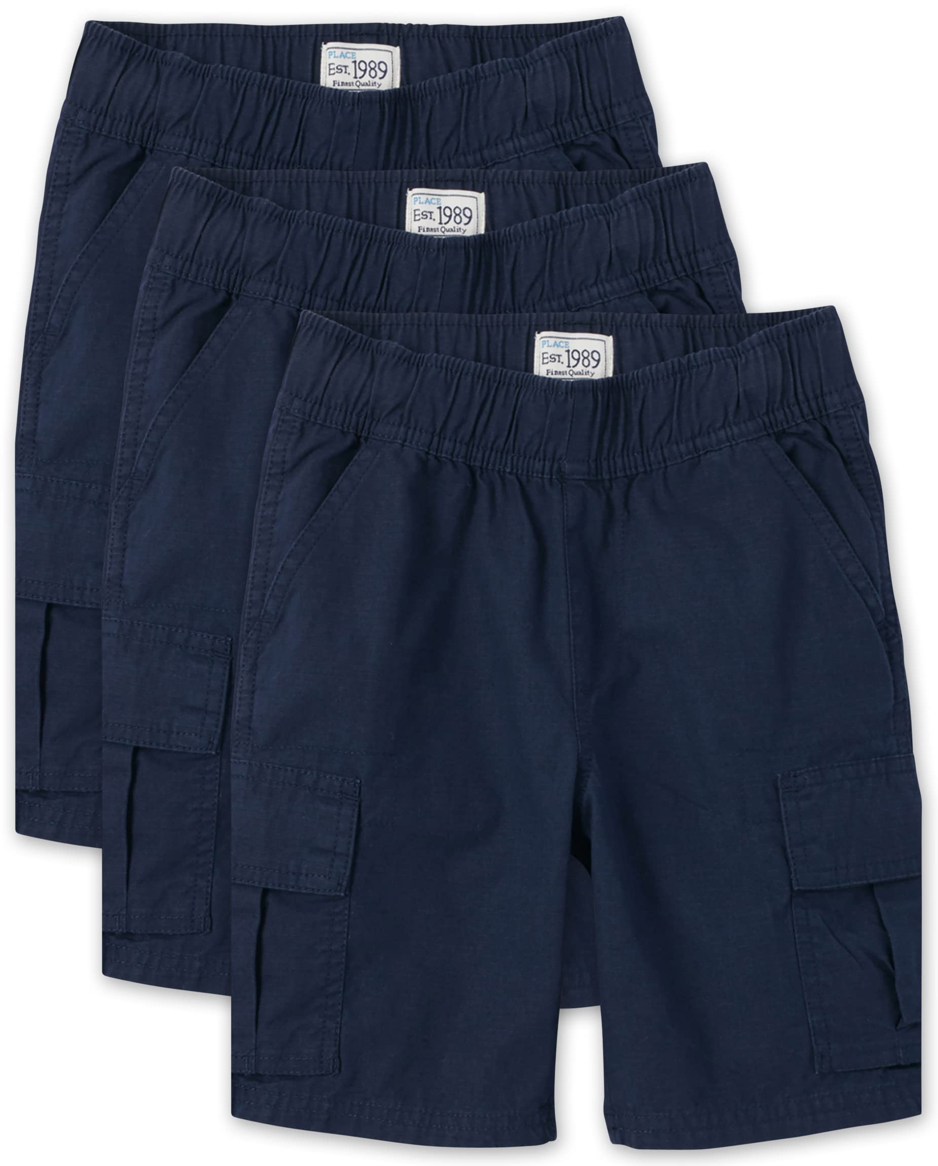 Baby Boys' Cargo Shorts - Pull-On Comfort for Play & Outings